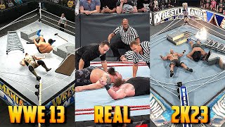 Breaking The Ring in Every WWE Games 2012  2023 [upl. by Ulani]