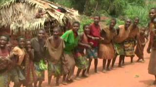 Bayaka villagers dancing and singing CAR [upl. by Navetse]