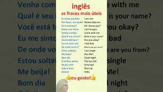 Inglês Aprenda frases mais úteis em inglês para principiantes [upl. by Kassie]