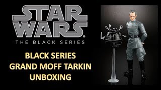 Grand Moff Tarkin Hasbro Black Series Unboxing [upl. by Peedus]