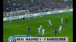 Visión Siete Derby español Real Madrid 1  2 Barcelona [upl. by Ahseki880]