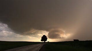 Klassische Superzelle mit Sturm und Hagel am 11072024 [upl. by Ennayk237]