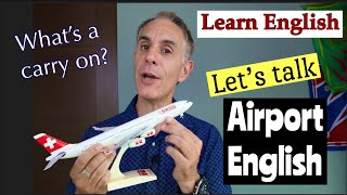 English Conversation Speak English at the Airport esllearnenglishenglishconversation [upl. by Molloy]