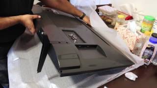 LG 2016 4k 43UH6100  43UH610A IPS TV Display Unboxing and Setup [upl. by Amerd327]