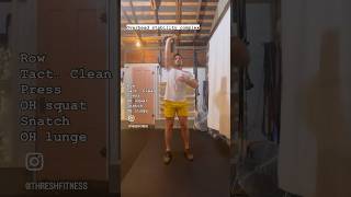 Kettlebell complex overhead stability fitness workout fullbodyworkout [upl. by Nylirad571]