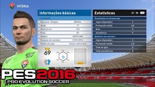 PES 2016 RUMO AO ESTRELATO GOLEIRO  NÃO COMECEI BEM   001 [upl. by Nafri]