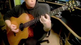 Baritone Guitar Song  Moonstone B95 Acoustic Baritone  Chad Johnson [upl. by Mundford]