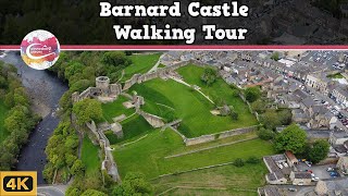 BARNARD CASTLE  GUARDIAN of the TEES The STORY of Barnard Castle  Walking Tour [upl. by Billi188]