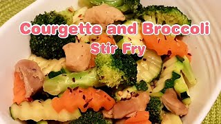 Courgette and Broccoli Stir Fry [upl. by Wallach]