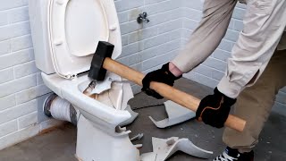 How to Replace a Toilet Like an Expert  DIY Project [upl. by Dominy]