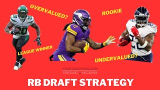 Overvalued Undervalued and League Winning Fantasy Football Running Backs  FantasyHolics [upl. by Garber]