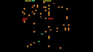 Centipede Arcade Longplay 1980 Atari Revision 2 [upl. by Seibold]