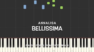 Annalisa  Bellissima Piano tutorial with Synthesia [upl. by Puglia415]