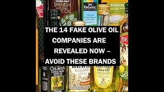 The 14 Fake Olive Oil Companies Are Revealed Now Avoid Them [upl. by Enella850]