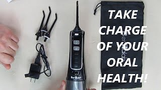 HIGH QUALITY Water Flosser Cordless Oral Irrigator Portable Rechargeable REVIEW [upl. by Zumwalt]