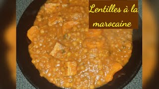 Lentilles à la marocaine au cookeo [upl. by Adnwahs]