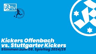 8 Spieltag Regionalliga Südwest 202425 Stimmen Kickers Offenbach  Stuttgarter Kickers [upl. by Acinoreb]