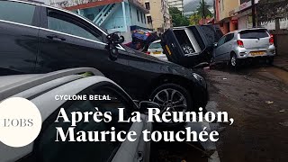 Cyclone Belal  lîle Maurice touchée par de fortes inondations [upl. by Sheena]