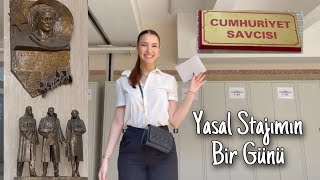 Yasal Stajımın Bir Günü  beni hiç böyle görmedinizVLOG16 [upl. by Jadwiga]