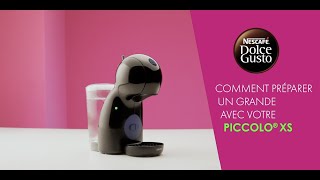 Préparer un GRANDE avec votre PICCOLO® XS  NESCAFÉ® DOLCE GUSTO® by KRUPS® [upl. by Ball43]