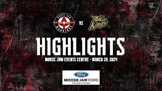 Moose Jaw Ford Highlights  Warriors 7 vs Brandon 4  Game 1  Mar 29 [upl. by Lamak]