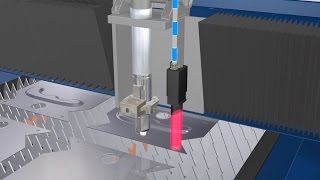 TRUMPF Laserschneiden Funktionsweise DetectLine  Optisches Messsystem [upl. by Yrokcaz]