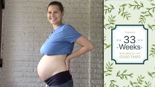 33 Weeks Pregnant After 3 Miscarriages  BraxtonHicksContractions  AnnikasLife [upl. by Batty]