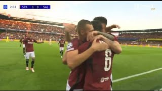 Kaan Kairinen Goal Sparta Praha vs RB Salzburg 30 All Goals and Extended Highlights [upl. by Acinoreb]