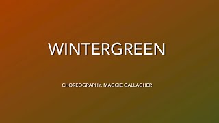 Wintergreen  Linedance Lernen [upl. by Mccurdy637]