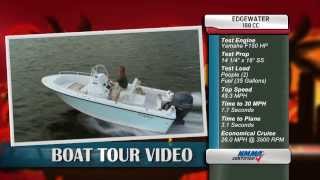 EdgeWater Power Boats 188CC Review [upl. by Acirred484]