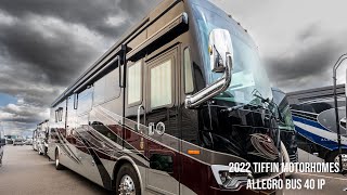 2022 Tiffin Motorhomes Allegro Bus 40 IP  Luxury Class A RV [upl. by Kronfeld]