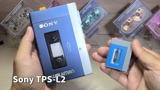 Sony TPSL2 Cassette Player Walkman [upl. by Cecile]