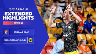 Brisbane Roar FC v Wellington Phoenix  Extended Highlights  Isuzu UTE ALeague 202324  Round 15 [upl. by Hardie]