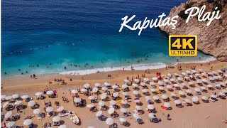 Kaputaş Plajı KaşAntalya 4K Kaputas Beach  Harika Görüntüler [upl. by Ulberto]