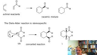 DielsAlder reaction stereochemistry the dienophile [upl. by Ettenim792]