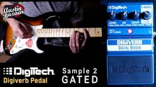 Digitech XSeries XDV DIGIVERB Digital Reverb Pedal Demo [upl. by Melda]