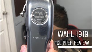 WAHL 1919  100 YEAR ANNIVERSARY CORDLESS CLIPPER REVIEW  Bald Fade Tutorial [upl. by Ojaras]