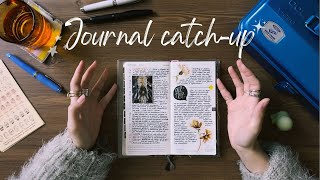 Journal catchup commonplace book and Hobonichi weeks [upl. by Ytoc591]