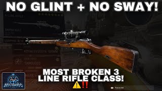 3 LINE RIFLE is NOW the BEST SNIPER on WARZONE 🥵 Low Level  Max Level 3 Line Rifle Class Setup [upl. by Pownall]