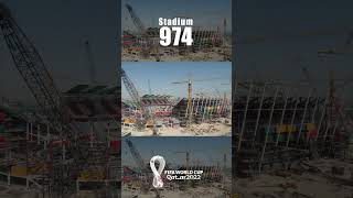 Stadium 974  Construction Timelapse  FIFA World Cup Qatar 2022 [upl. by Eenhat]