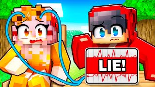 Using a LIE DETECTOR on my Crush in Minecraft [upl. by Enyal]