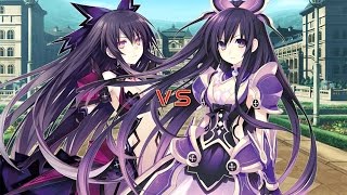 ♥ Date A Live ♥ Black Tohka vs Tohka Yatogami ツ Anime MUGEN [upl. by Lebatsirhc]