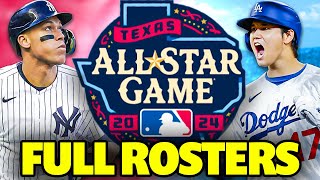 2024 MLB All Star Game Rosters Announced [upl. by Anette]