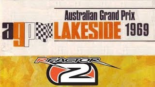 Lakeside Raceway 1969 Australian Grand Prix rFactor 2 WIP 01 [upl. by Waltner394]