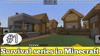 Minecraft first survival sires 1🔥🔳 [upl. by Aztinad]