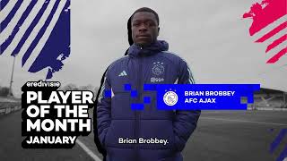 𝗘𝗥𝗘𝗗𝗜𝗩𝗜𝗦𝗜𝗘 𝗣𝗟𝗔𝗬𝗘𝗥 𝗢𝗙 𝗧𝗛𝗘 𝗠𝗢𝗡𝗧𝗛 🏆 Brian Brobbey Ajax [upl. by Rizan]