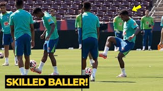 Rodrygo showcased his baller skills during Brazil training ahead Mexico game  Football News Today [upl. by Huttan141]