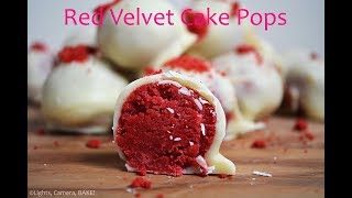 How To Make Red Velvet Cake Pops [upl. by Mattias]