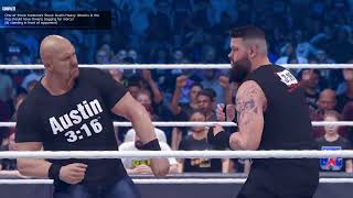 WWE 2K24 PS5  STEVE AUSTIN vs KEVIN OWENS  WrestleMania 38  40 Years of WrestleMania [upl. by Wesle504]