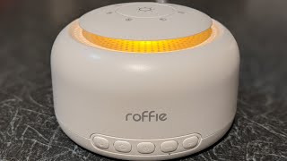 Roffie white Noise Sound Machine  Unboxing Setup and Review [upl. by Fairweather]